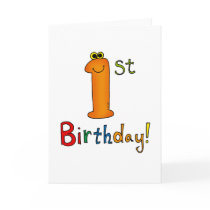 1st Birthday! Greeting Cards