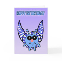 1st Birthday Creature Card