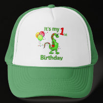 1st Birthday Dinosaur hats