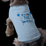 1st Birthday Dog Pet Tee Shirt