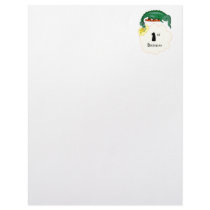 1st Birthday Dragon Customized Letterhead