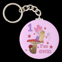 1st Birthday Fairy keychains