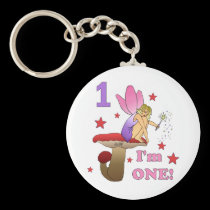 1st Birthday Fairy keychains