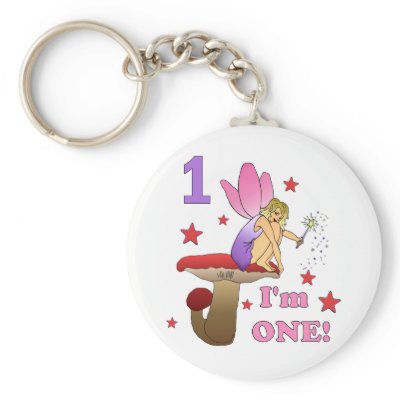 1st Birthday Fairy Key Chains by tshirtee