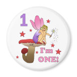 1st Birthday Fairy Refrigerator Magnet