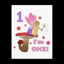1st Birthday Fairy postcards