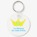 1st Birthday for Little Prince Key Chain keychains by Clairemlee 1st Birthday for Little Prince Key Chain keychains