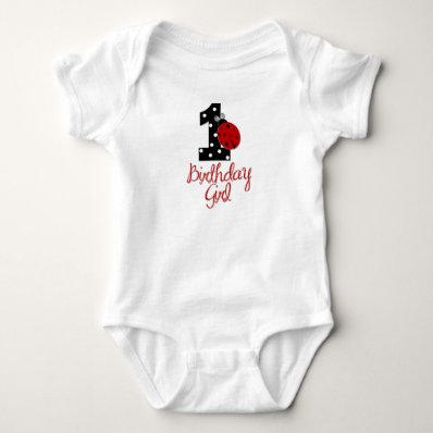 1st Birthday Girl - Lady Bug - 1 - Ladybug T Shirt