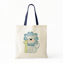 1st Birthday Lion Canvas Bag