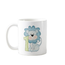 1st Birthday Lion Coffee Mugs