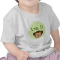 1st Birthday Monkey t-shirts by augustafternoon 1st Birthday Monkey t-shirts