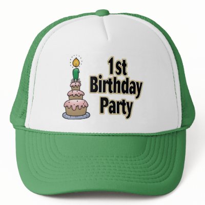 1st birthday party hat by Tamathaa