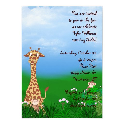 1st Birthday Party Invitation