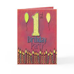 1st Birthday Party Invitation cards