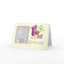 1st birthday photo card by partypassion 1st birthday photo card