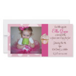 1st Birthday Photocard Invite Photo Cards
