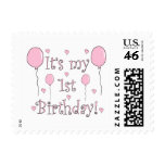 1st Birthday postage