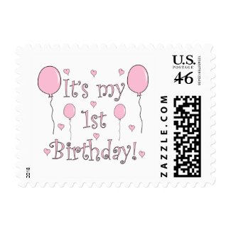 1st Birthday Postage Stamp