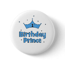 1st Birthday Prince Pins
