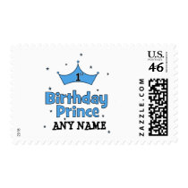 1st Birthday Prince postage