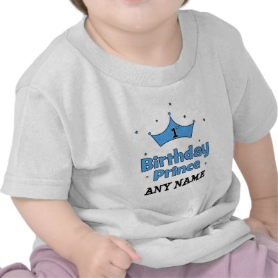 1st Birthday Prince Tee Shirts by kustomizedkids