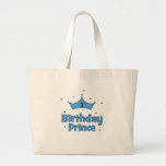 1st Birthday Prince Tote Bags