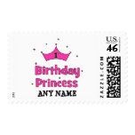 1st Birthday Princess!  with pink crown Stamp