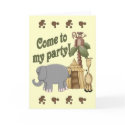 1st Birthday Safari cards by birthday_party 1st Birthday Safari cards