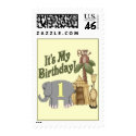 1st Birthday Safari postage by birthday_party 1st Birthday Safari postage