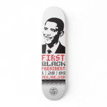 1st black prez skateboard