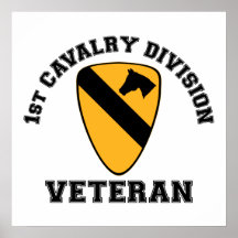 1st Cav Vet - College Style Print