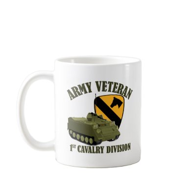 1st Cav Vet - M113 APC Mugs by militaryvetshop
