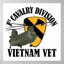 1st Cav Vietnam Vet - CH-47 Posters