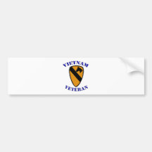1st Cav Vietnam Veteran Bumper Stickers