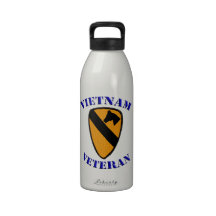 1st Cav Vietnam Veteran Reusable Water Bottles