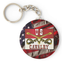 1st CAVALRY DIVISION Banner Keychain