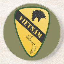 1st Cavalry Division, Vietnam Beverage Coasters