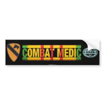 1st Cavalry Division Vietnam COMBAT MEDIC Sticker