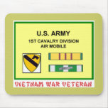 1ST CAVALRY DIVISION VIETNAM WAR VET MOUSE MAT