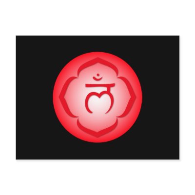1st Chakra - Muladhara Postcard by livingzen