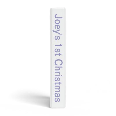 1st Christmas (Boy) Photo Album or Scrapbook Binder by Cloud9Kreations