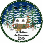 1st Christmas In Y0ur Home 2010 Ornament Photo Cutout