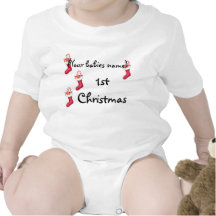 1ST CHRISTMAS PERSONALIZED TSHIRTS