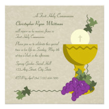 1st Communion Invitations