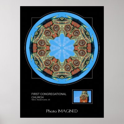 1ST CONGREGATIONAL CHURCH, NATICK MA., US POSTERS by PhotoIMAGINED