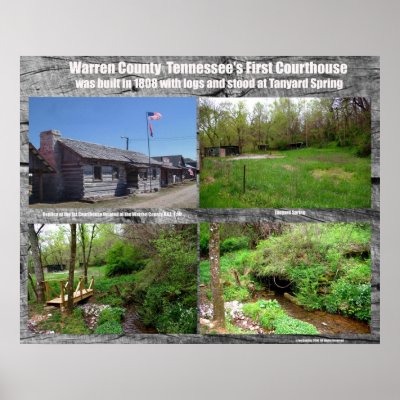 1st Courthouse Warren County Tennessee Posters by bhbphotos