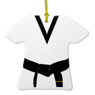 1st Degree Black Belt Uniform Ornament