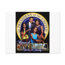 1st Family Barack Obama postcards