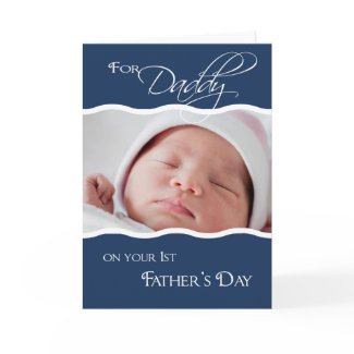 1st Father's Day - Photo Card