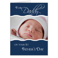 1st Father's Day  - Photo Card